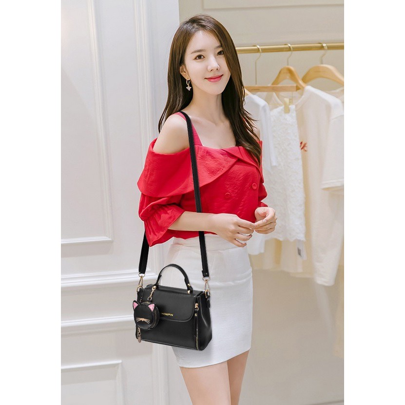 GT 1759 RISCE TAS SELEMPANG 2IN1 IMPORT WANITA CEWEK PEREMPUAN JAKARTA BATAM 21 x 10 x 16.5