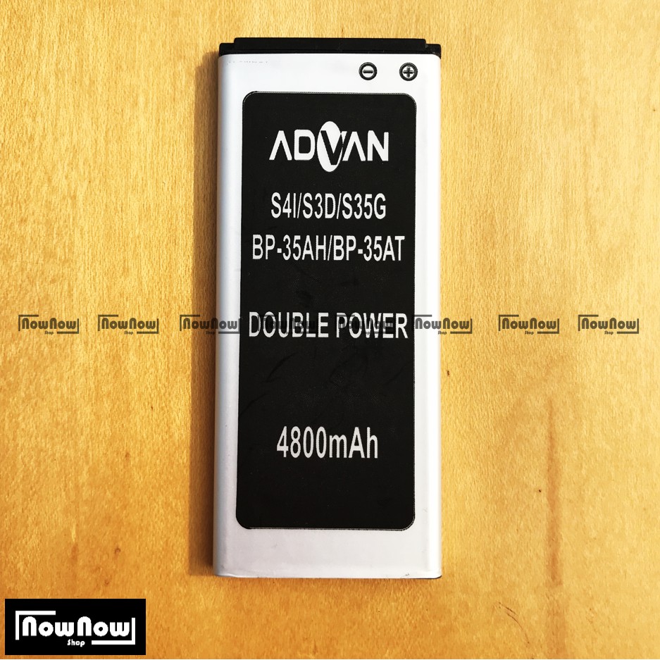 Baterai Advan S3D S35D S35G S35H S4i BP-35AH BP-35AT Original Double Power Batre Battery HP