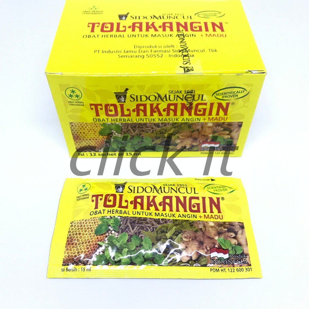 Jual Sido Muncul Tolak Angin - obat herbal untuk masuk angin - 15 ml