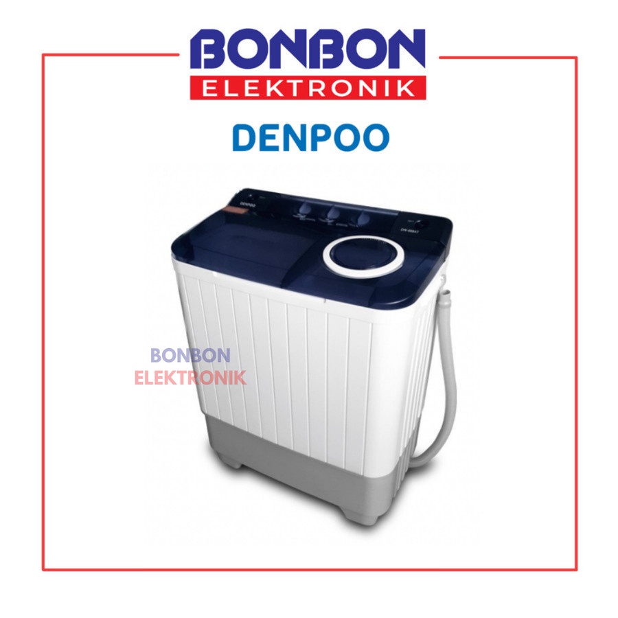 Denpoo Mesin Cuci 2 Tabung 8KG DW-888 AT / DW 888AT