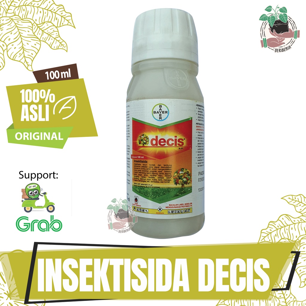 INSEKTISIDA DECIS 25EC 100ML PESTISIDA OBAT PEMBASMI HAMA SEMUT KUTU RACUN SUPER AMPUH PENGUSIR HAMA
