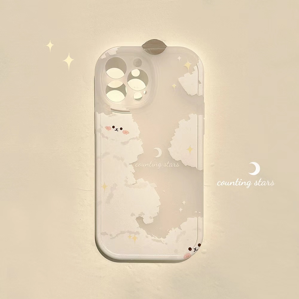 Soft Case Tpu Transparan Motif Kartun Untuk iPhone 13 13pro 13prm 11 7Plus 8Plus Xr XS 13 12pro Max