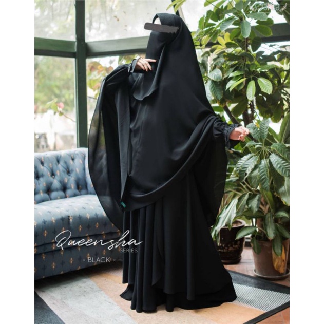 Queensha Mahira Gamis Syari Double Layer