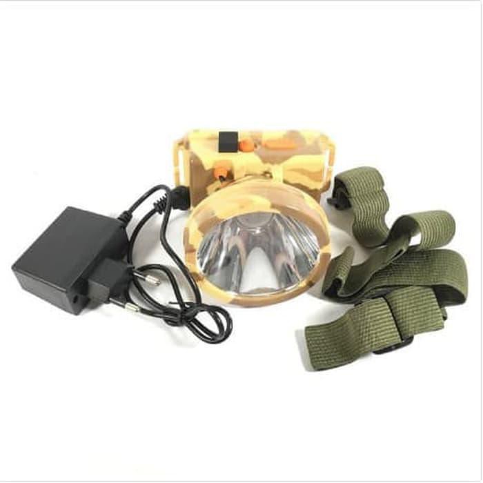 Jual  New Senter Kepala Kiseki CK118 15W Watt Putih Headlamp Original Murah