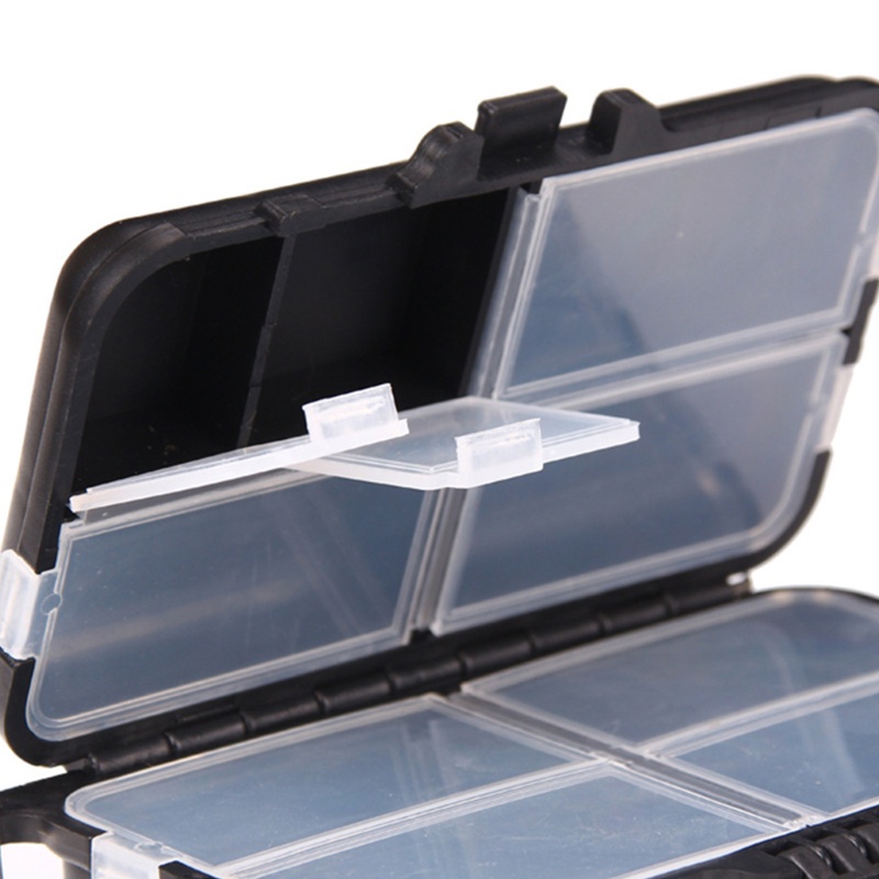 Matahari 9kompartemen Kotak Umpan Pancing Penyimpanan Untuk Case Fishing Tackle Storage Tray Hooks Organizer Tahan Air Lure Box