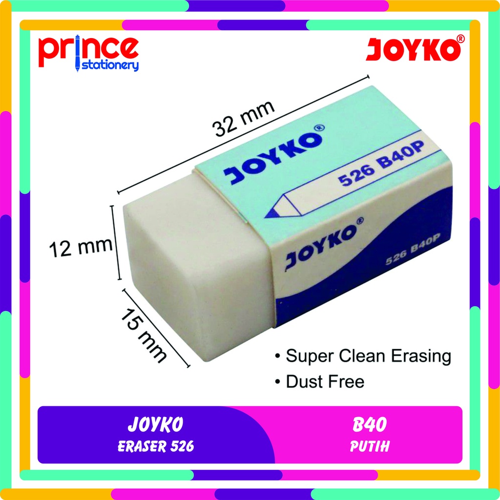 

JOYKO ERASER / PENGHAPUS B40 PUTIH