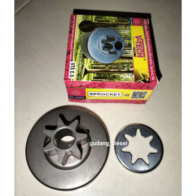 Sprocket/Sproket chainsaw 381 Model Bintang V-Tech