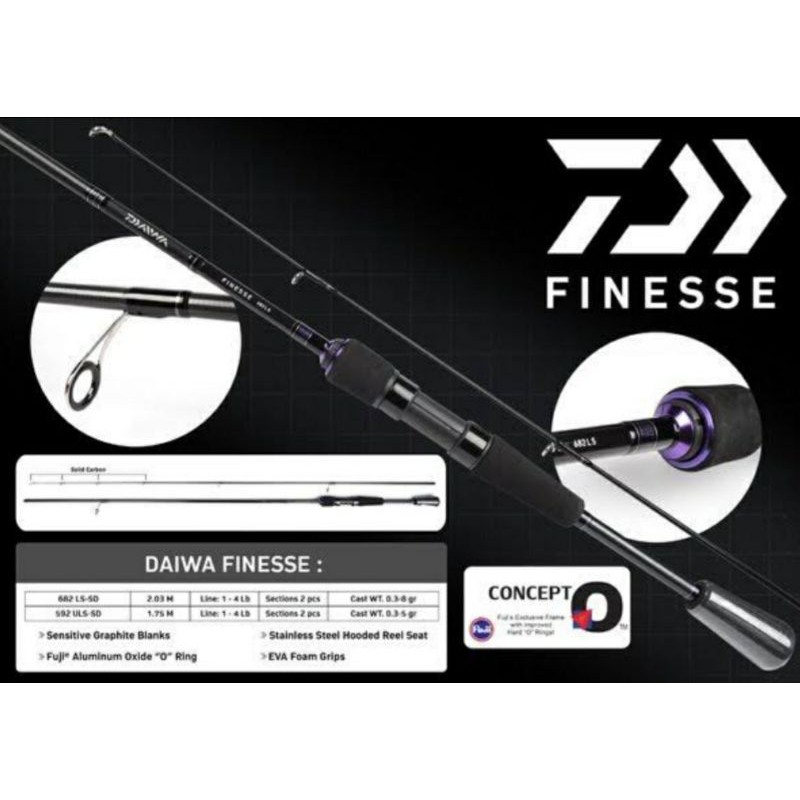 Joran daiwa finesse 204cm