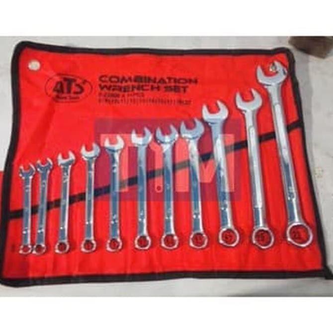 Kunci Ring Pas Set Ats/Combination Set/Obeng Kunci Set/Kunci Pas Set