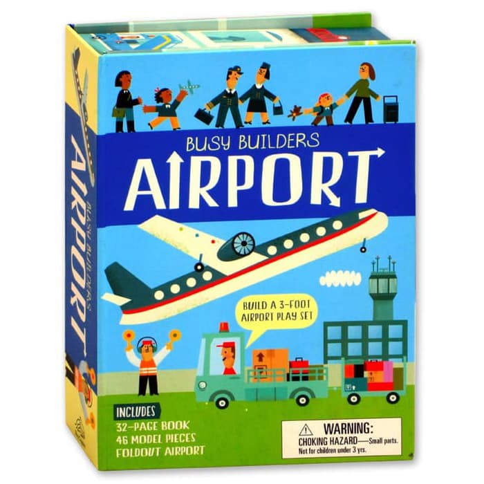 Busy Builders Airport - Build A 3-Foot Airport Play Set