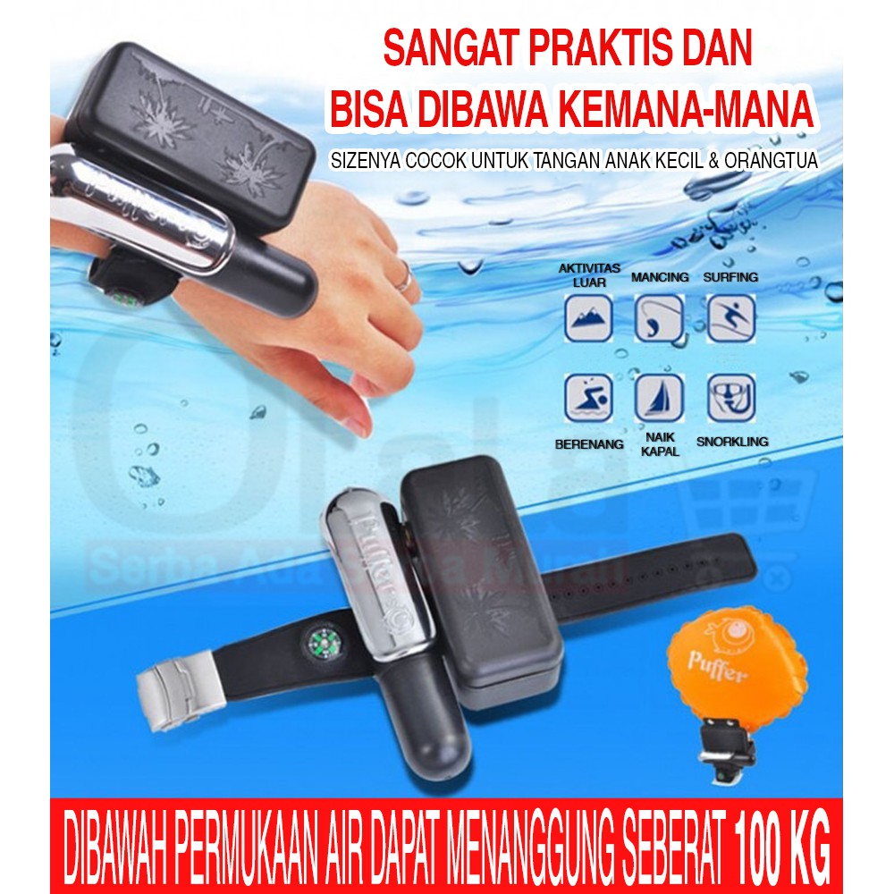 Gelang Pelampung Anti Tenggelam Berenang OLL-882-6