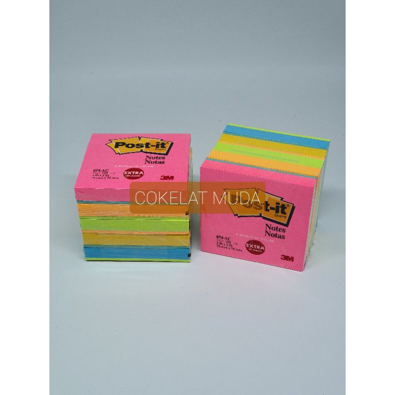 

Post It 3M 654 Warna (Pack)