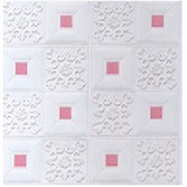 ✧YUKSHOPING✧ Wallpaper Dinding 3d Motif Gambar Wallfoam Dekorasi Kamar Murah R535-CLASSIC UNGU