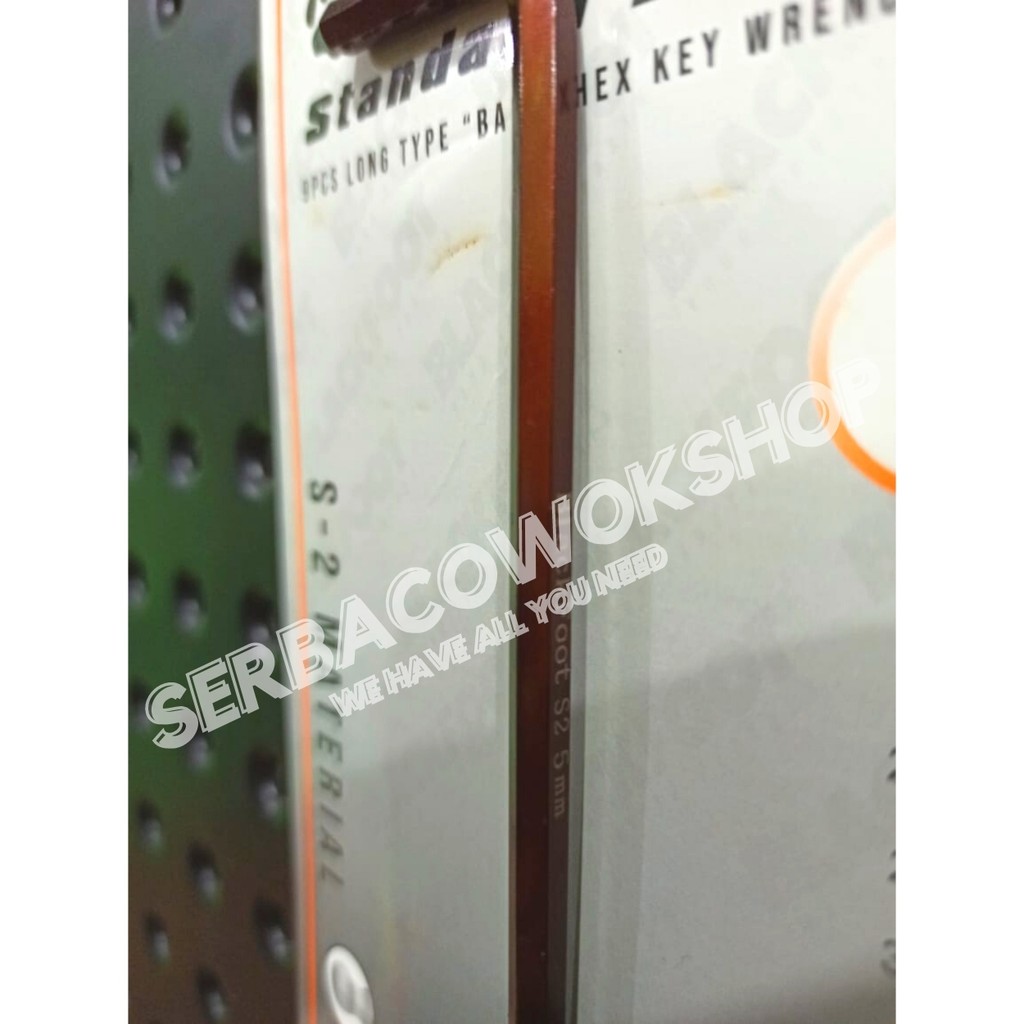Blackfoot Kunci L Satuan Extra Long No 5 Mm Flat Hex Key Satuan S2 Material Termurah Berkualitas