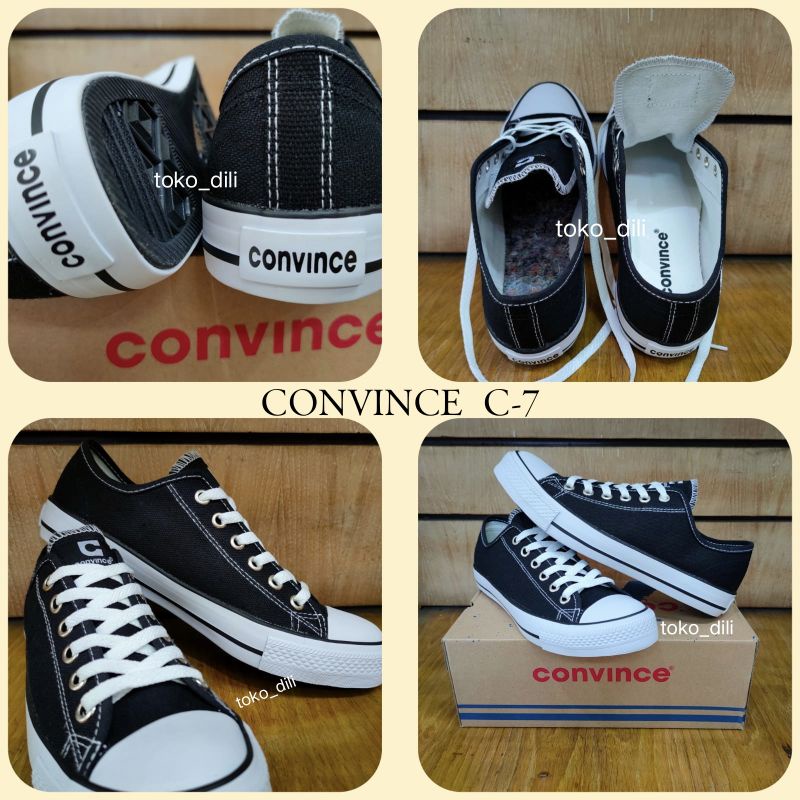 SEPATU °CONVINCE° BAHAN BERKUALITAS IMPORT.size: 37/43