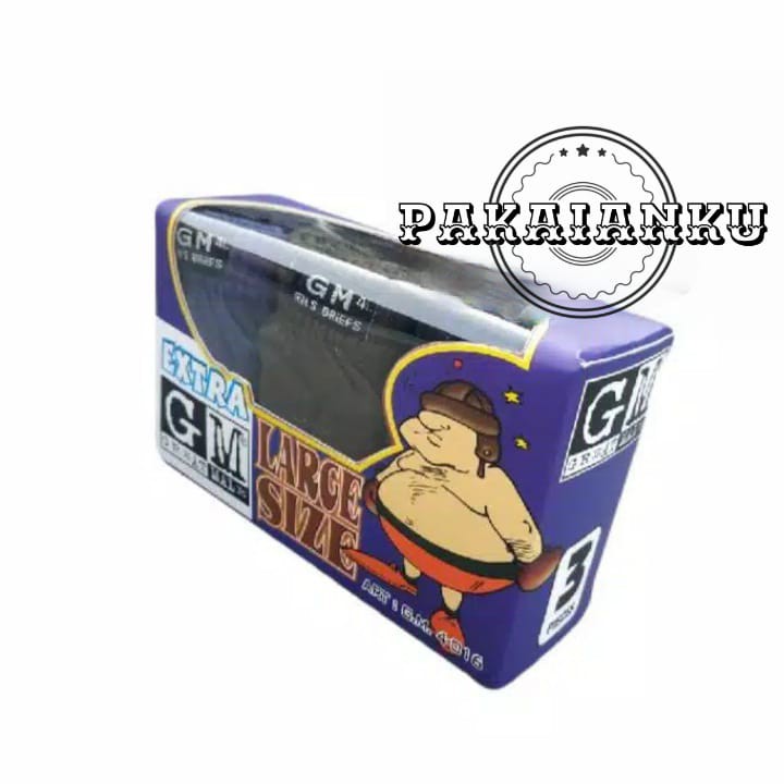 Celana Dalam Pria Dewasa Agree BIG SIZE BOX ISI 3 PCS