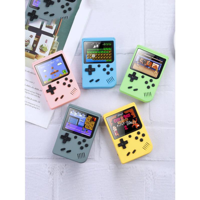 Gameboy Retro 500 in 1 Games Mini Portabel SUPRIME Red Series Console Games 1 PLAYER / 2 PLAYER