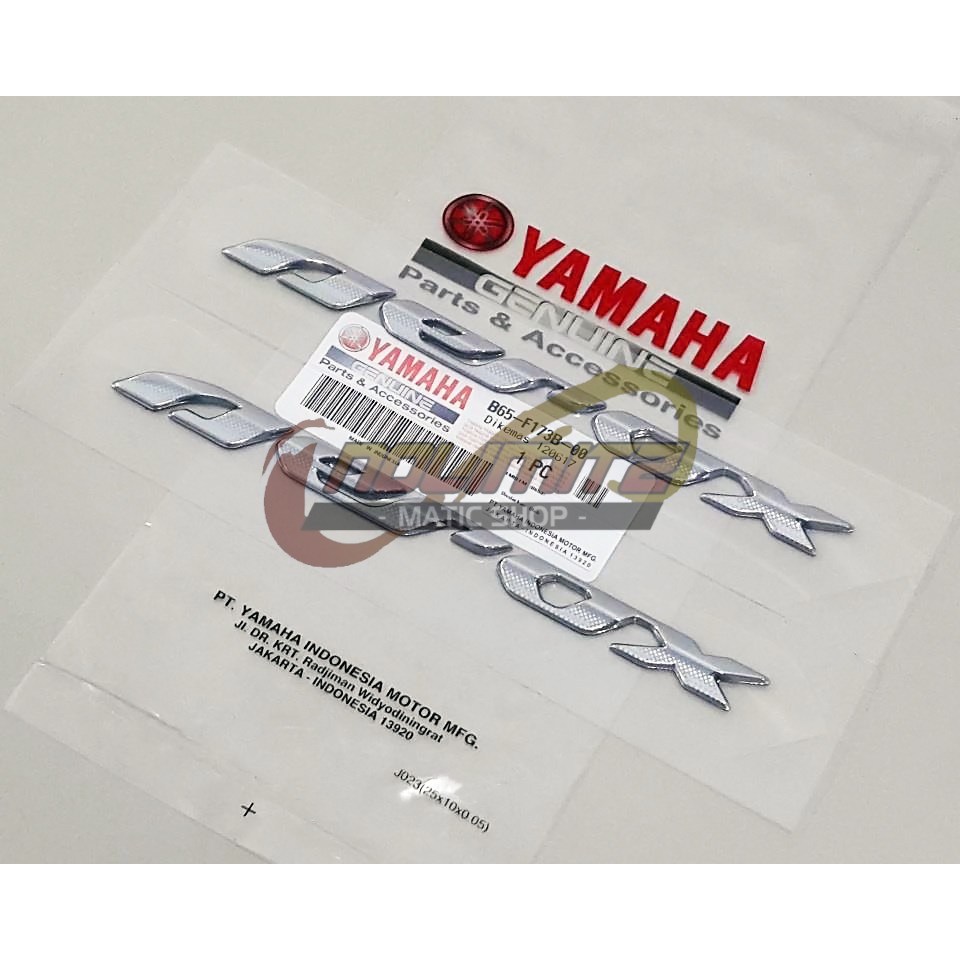 Emblem Logo 3D Timbul Ori Genuine Parts Aerox