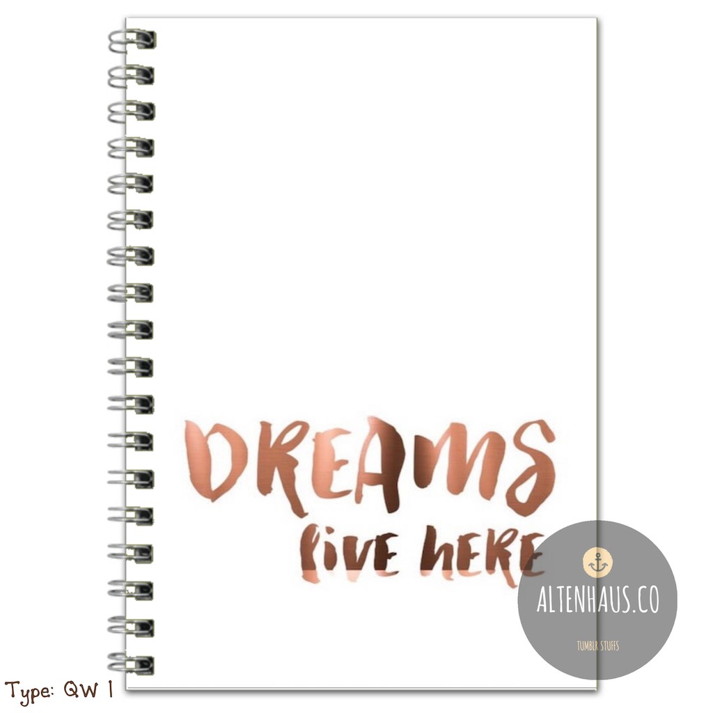 

Buku Catatan (Notebook) Custom Book Jilid Spiral. Planner Buku Agenda Tipe Qw1