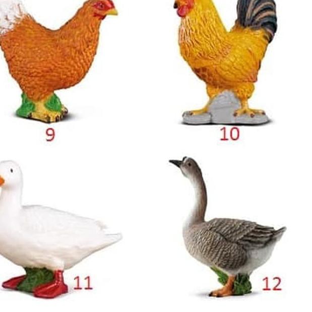 Flash Sale Miniatur Hewan Mainan Binatang Mb Ternak Sapi Ayam