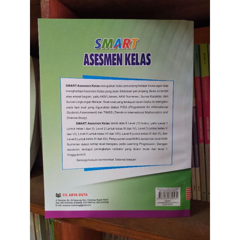 ORI buku teks smart asesmen kelas level 3 kelas 6 penerbit Arya duta