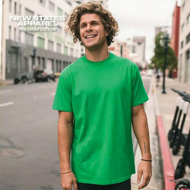 NSA Premium Cotton Kaos Polos Pria Wanita Cowok Cewek Unisex