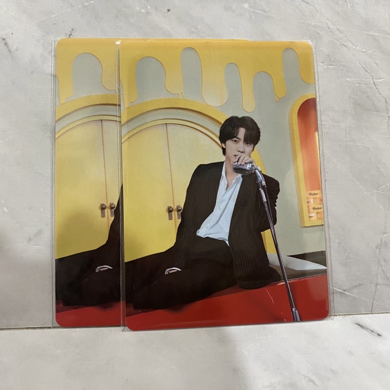 BTS official PTD Jin Seokjin permission to dance pc mpc mini photocard | magic shop muster wings tea
