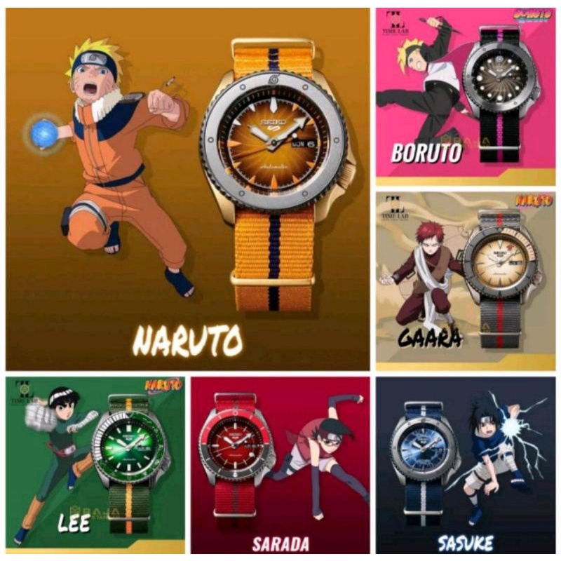 BEST SELLER JAM TANGAN PRIA SEIKO NARUTO LIMITED EDITION