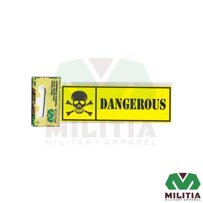 

Stiker Sign Dangerous Bahaya Tengkorak