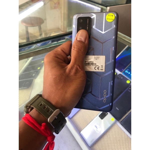 hp oppo a74 ram 6/128 gb plus 2 gb tambahan ram. hp oppo garansi resmi sein indonesia ram 6/128gb fu