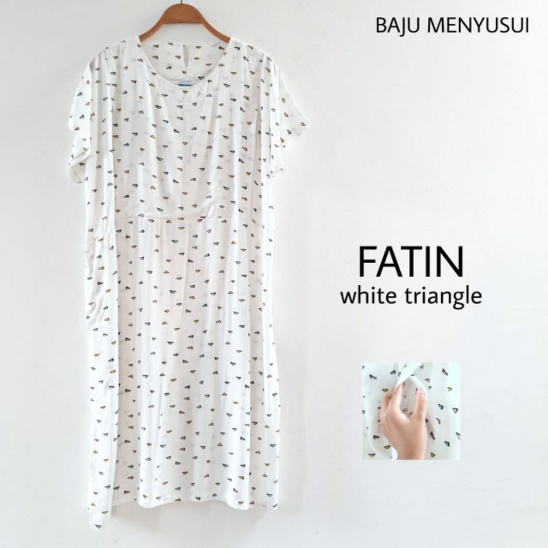 MAMIGAYA Dress Menyusui FATIN Baju Hamil Menyusui Katun