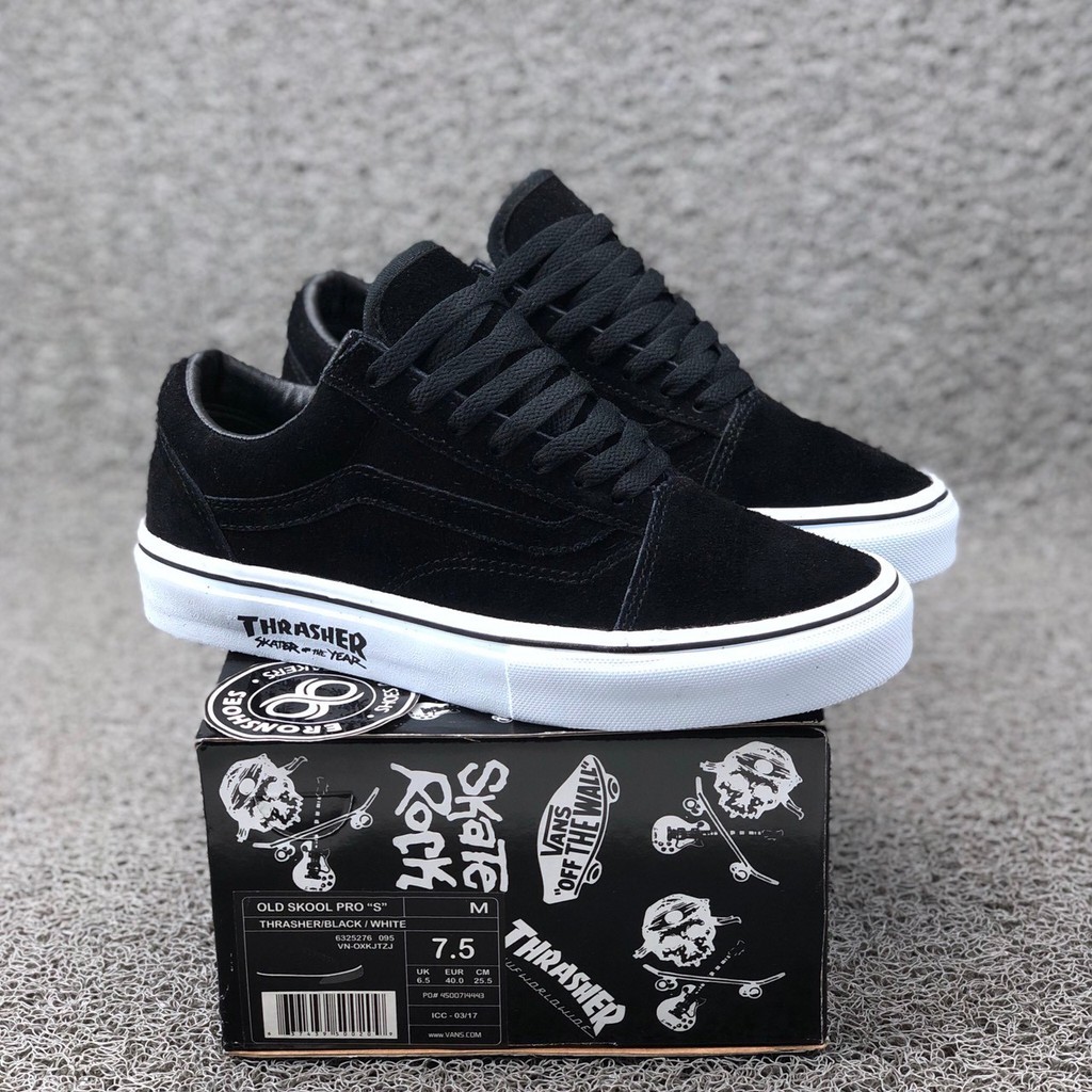 vans thrasher black