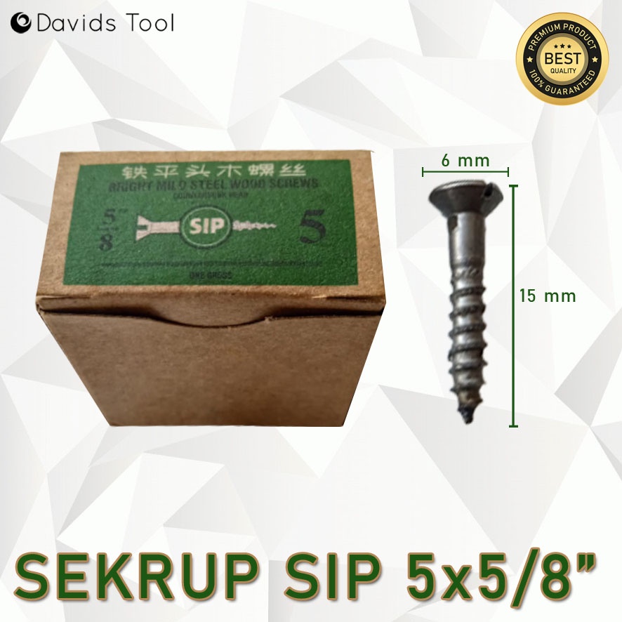 Sip Sekrup Kayu Skrup Screw 5/8 3/4