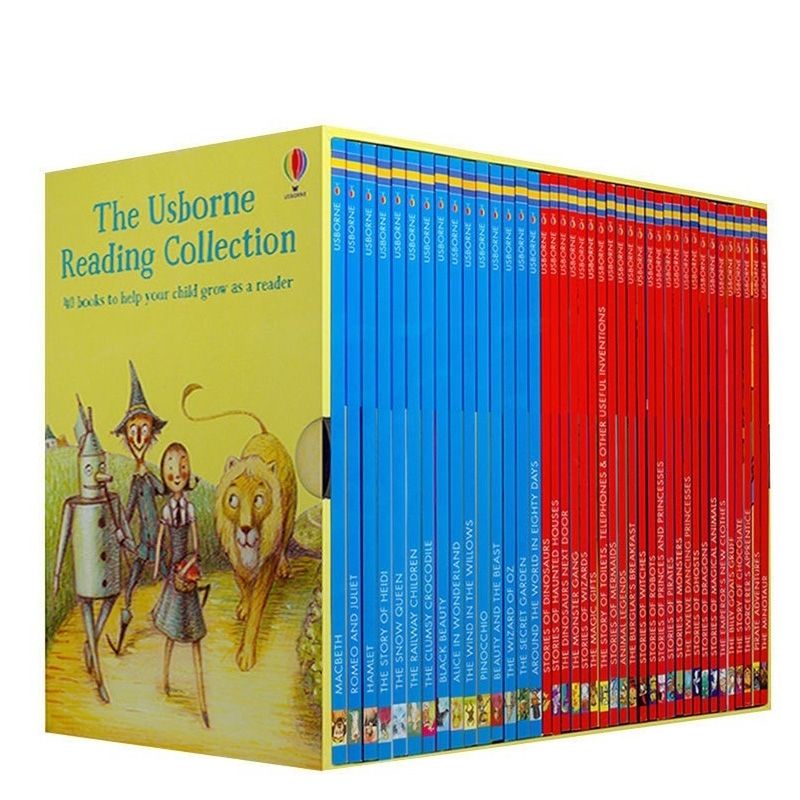 the usborne reading collection 40 books helping your child grow as a reader buku import/ buku inggirs buku anak/happychild