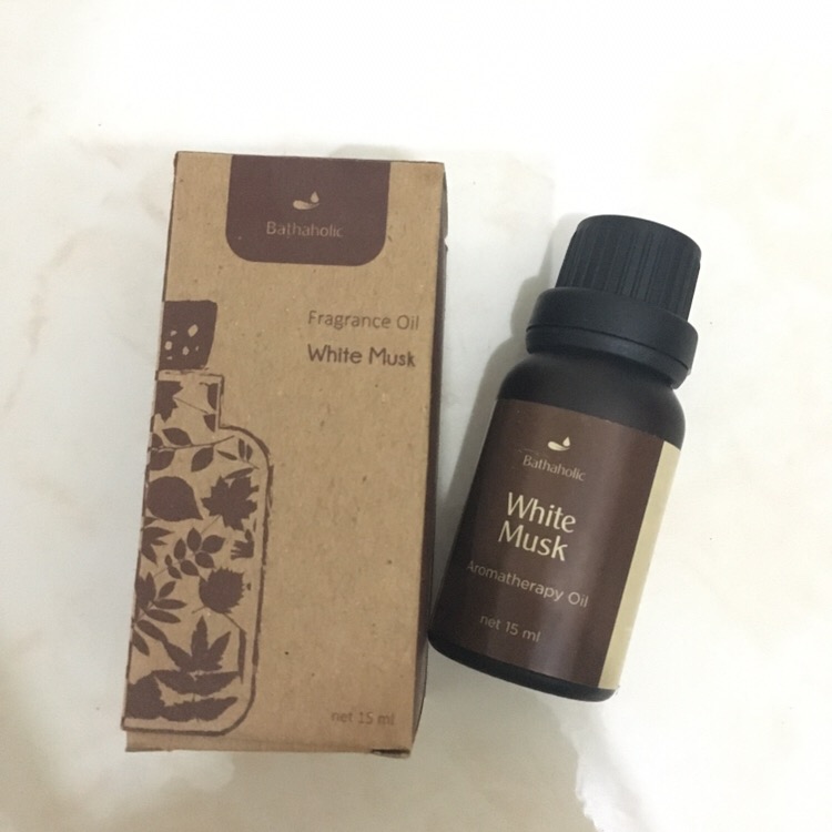 Bathaholic White Musk Aromatherapy Oil 15ml Bathaholic