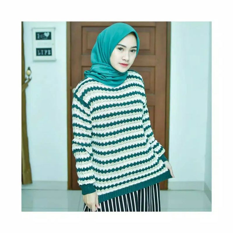 RAJUT POPCRON / SWEATER POPCRON RAJUT