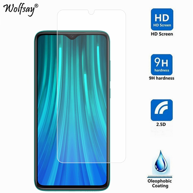 2Pcs Pelindung Layar Tempered Glass 9H untuk Xiaomi Redmi Note 8 / Note 8 Pro