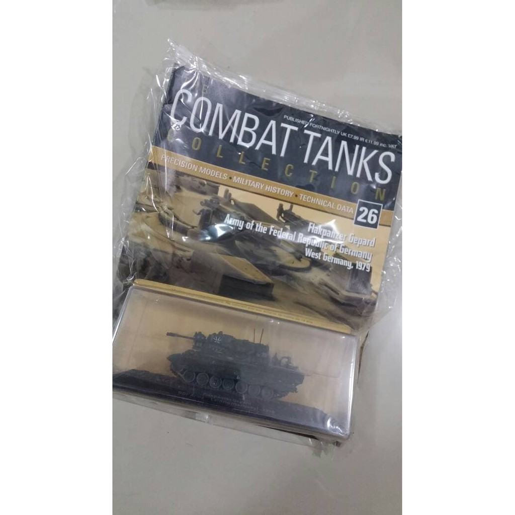 Diecast Kapal Perang - Diecast Mobil Perang - Miniatur Tank Flakpanzer Gepard German Anti Aircraft