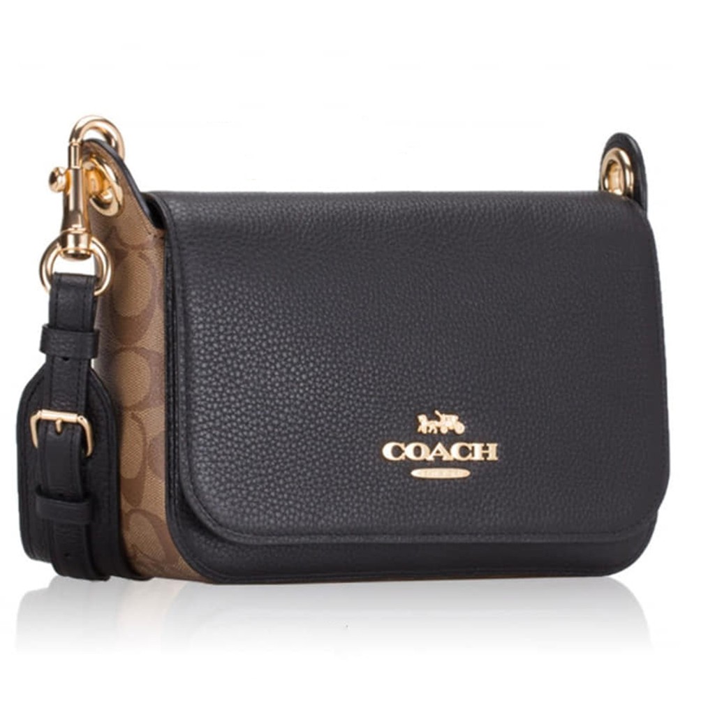 (grab) 80614  76698 coach Cowhide material Ladies shoulder bag cross-body bag