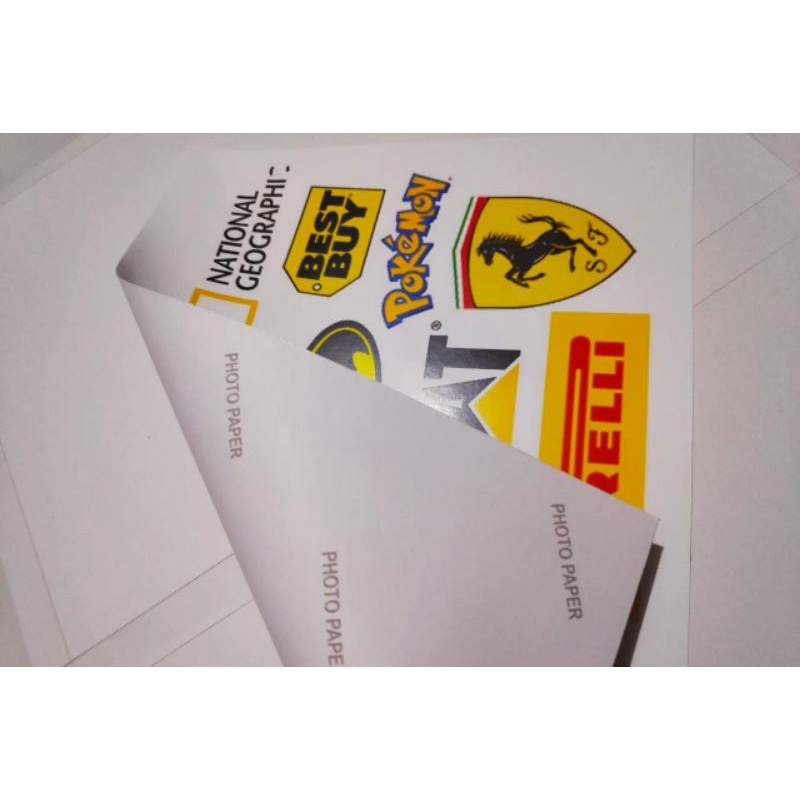 

Sticker matte/doff photo paper 135 GSM A4 isi 20 lembar