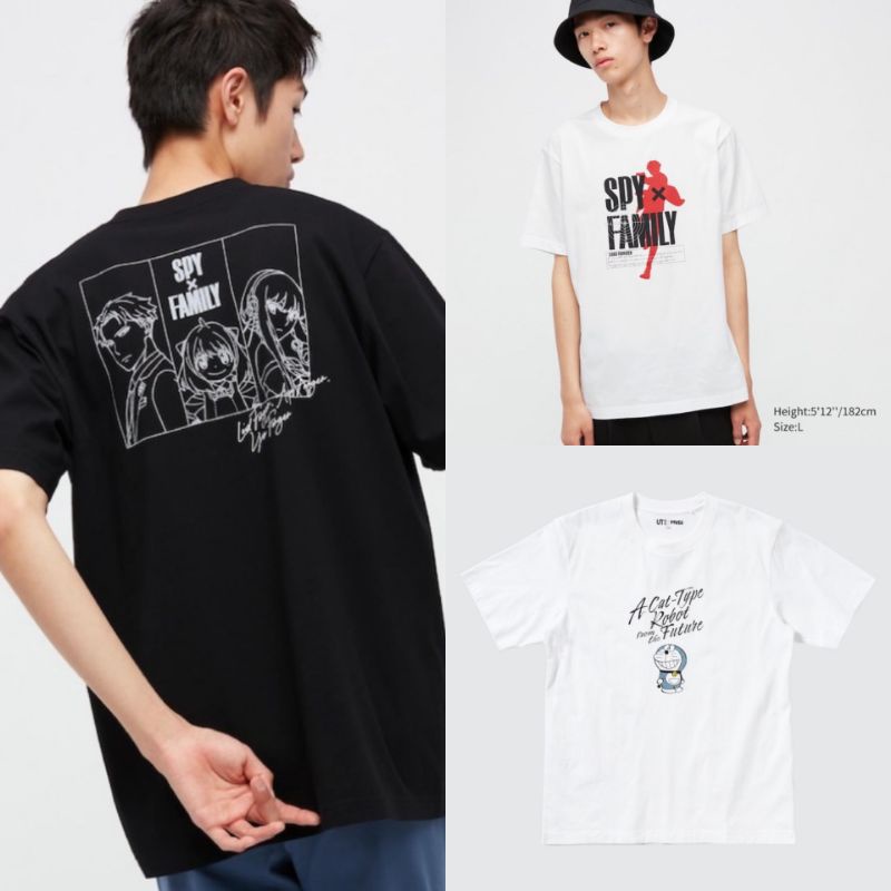 Tshirt spy x family / kaos uniqlo / kaos branded uniqlo / kaos anime uniqlo