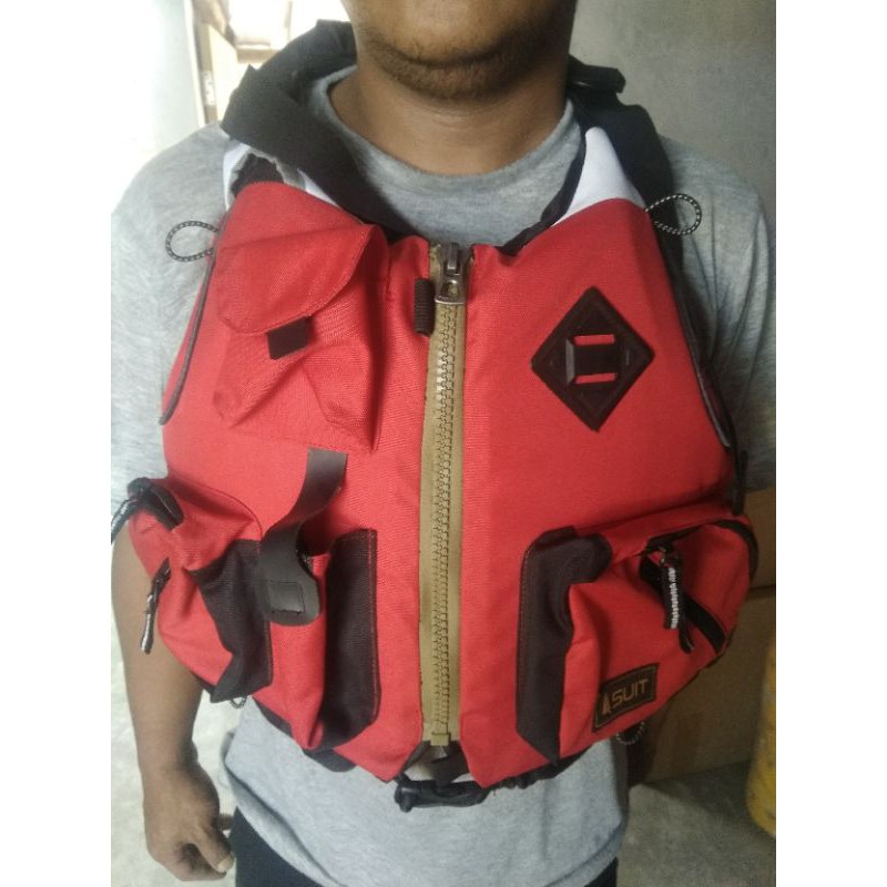 pelampung rompi rafting life jacket guid rescue pelampung pancing tubing