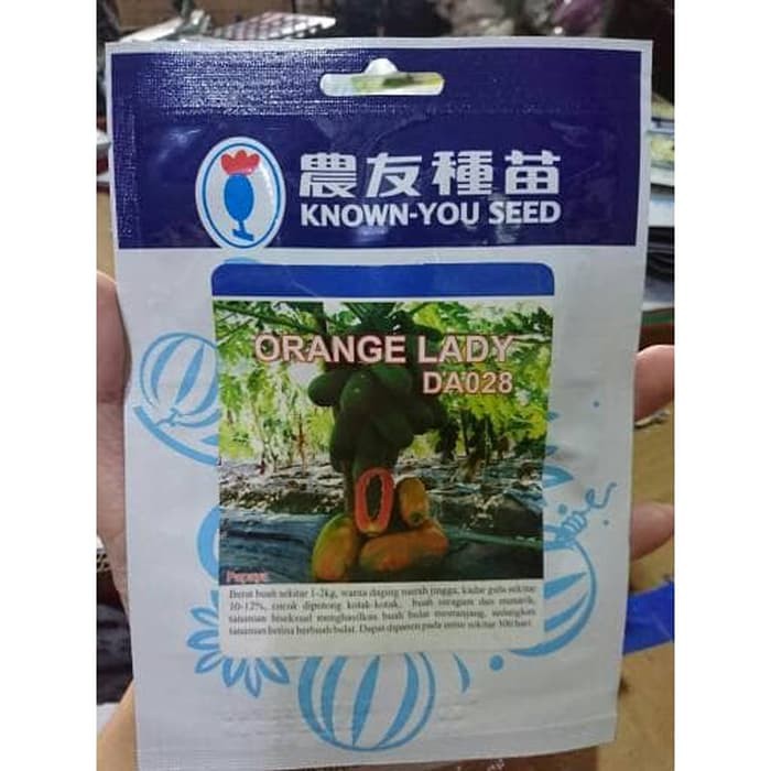 Benih Pepaya California Orange Lady Known You Seed (100 benih).