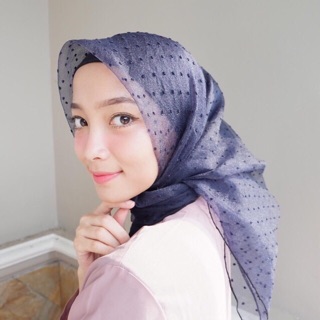  ORGANZA  DOT PREMIUM ORIGINAL ORGANZA  BINTIK JILBAB  