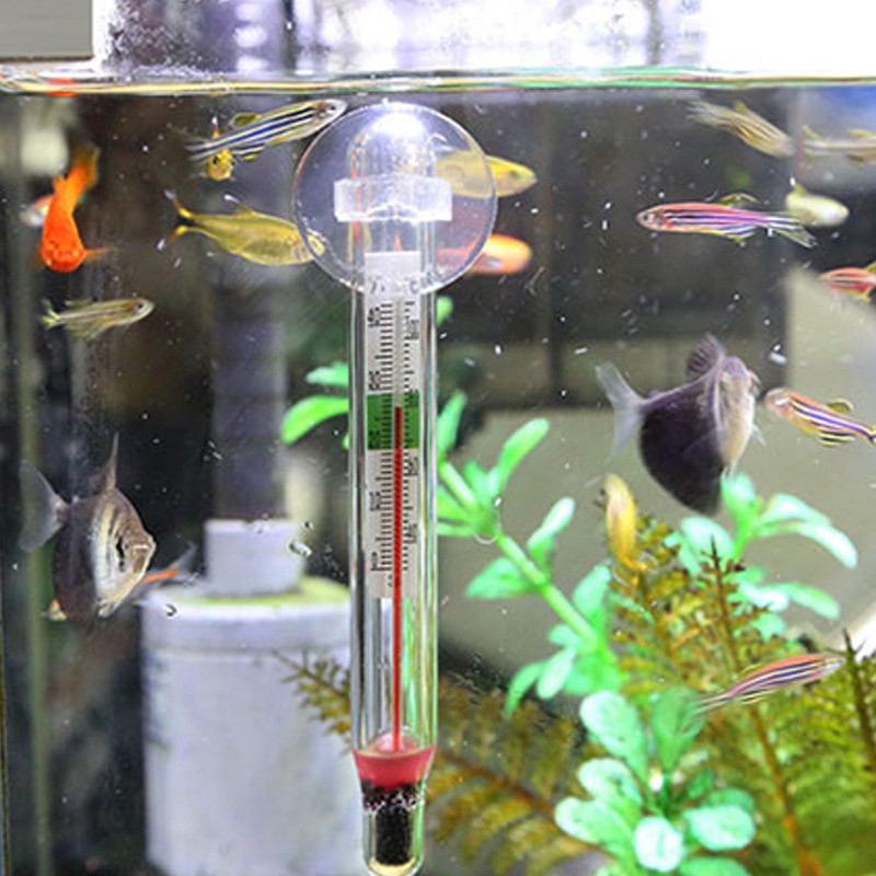 Termometer Aquarium T140 Tabung Thermometer Tube Temperature Pengukur Suhu Air Akuarium Ikan Murah