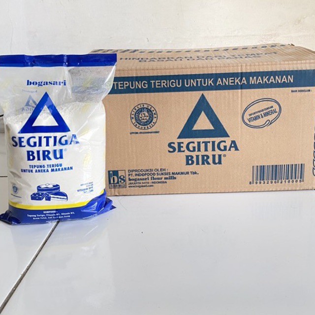 

Tepung Segitiga Biru 1 dus 12pcs