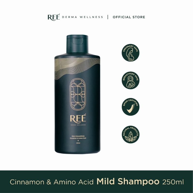 REE DERMA CINNAMON &amp; AMINO ACID MILD SHAMPOO DAN CONDITIONER