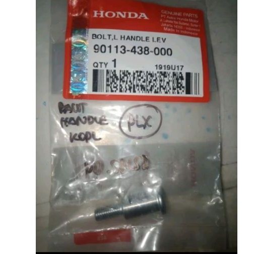 Baut Handel Kopling/Bolt L Handle [90113-438-000] CRF 150L Original AHM