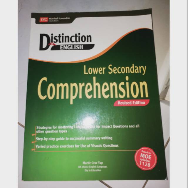 BUKU DISTINCTION ENGLISH LOWER SECONDARY COMPREHENSION MARSHALL CAVENDISH