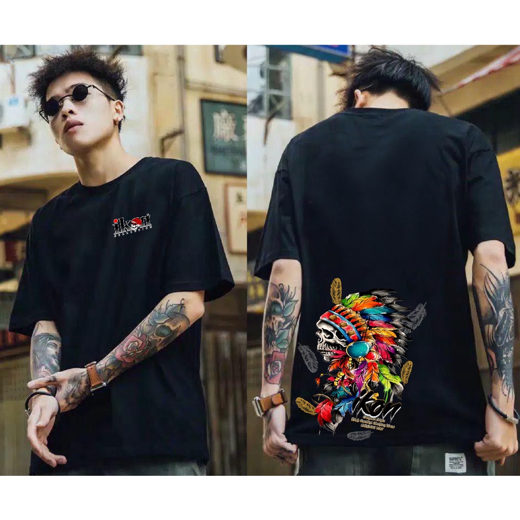 Kaos Premium Pria Tshirt Distro Icon Dayak